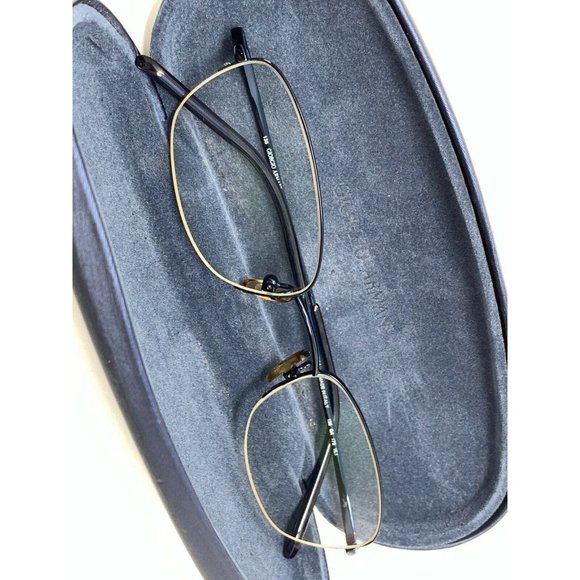 Giorgio Armani Titanium GA 173 VL1 Blue EYEGLASSES FRAMES Half Rimless 49 [] 19 - Picture 8 of 12